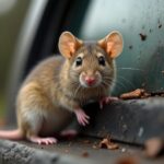 Mouse droppings on car interior