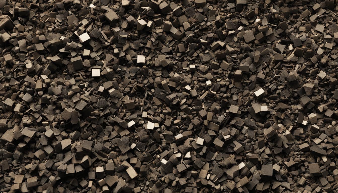 Close-up of mouse droppings on a surface during inspection
