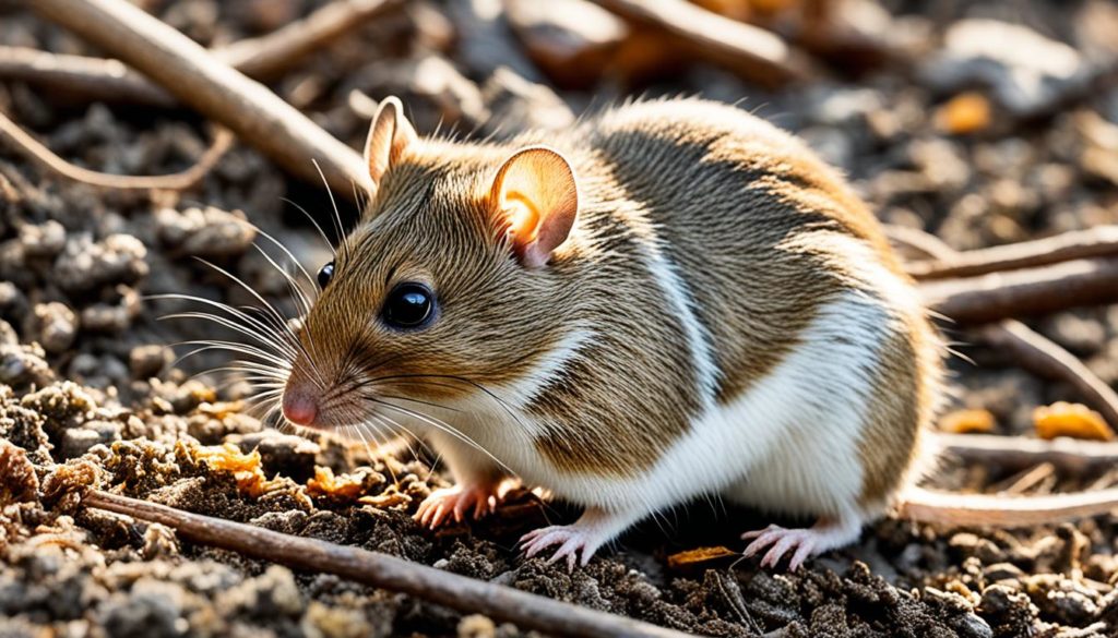 T|he impact of seasonal changes on rodent infestations. Utilize visual cues such as changes in weather, food sources, and shelter availability to communicate the importance of proactive rodent