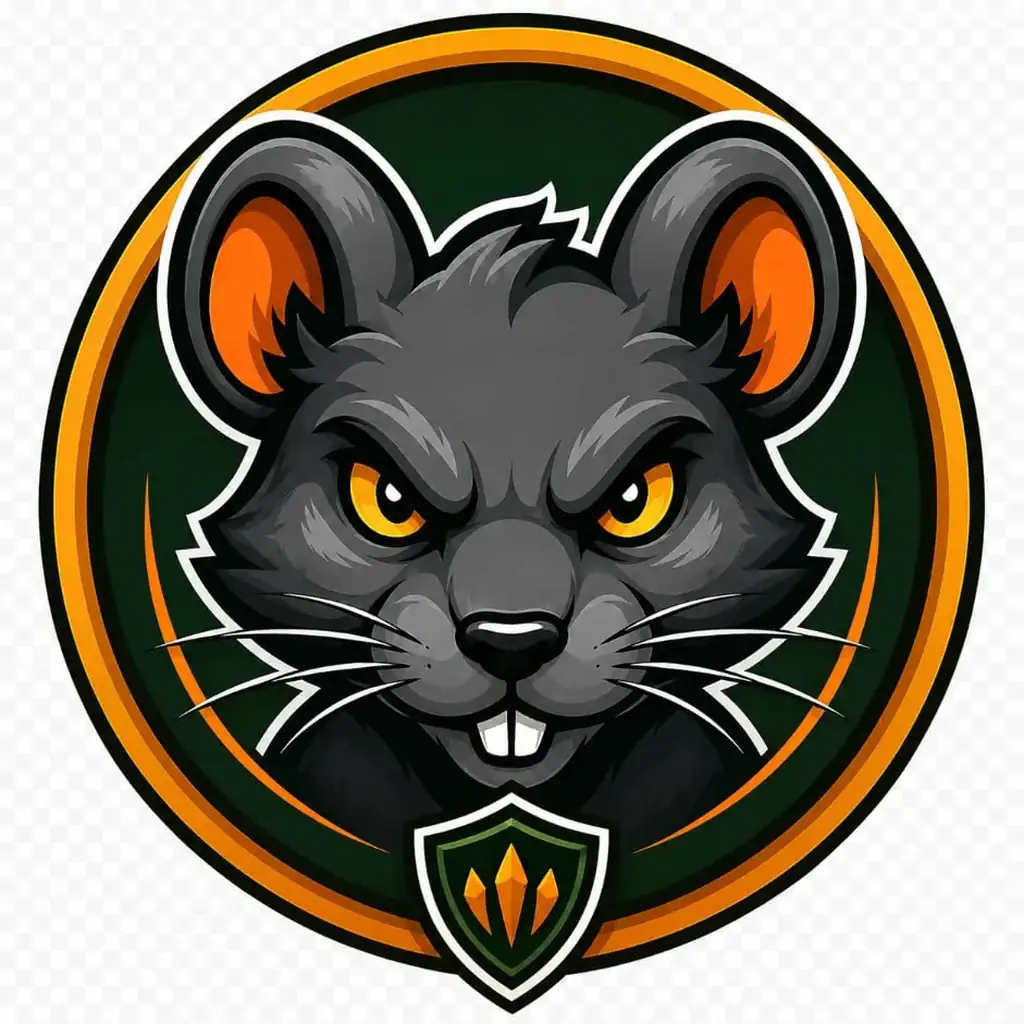 Mice Gone Guide mouse shield logo